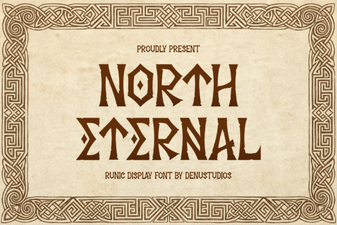 North Eternal Font: Modern Design & Creative Projects