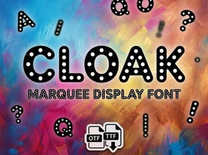 Stylish Typography with the Cloak Font Family
