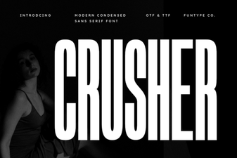 Crusher Font: Bold Designs for Creative Projects