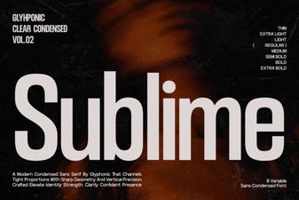 Sublime Fonts for Clean Digital Designs & Layouts