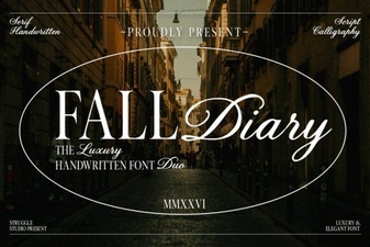 Craft a Beautiful Fall Diary with Creative Fonts
