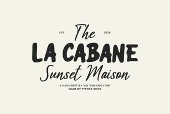 La Cabane Font: Fresh & Fun Design Ideas