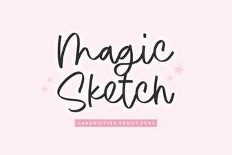 Unlock Creativity with Magic Sketch Fonts